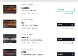 Ujam (Virtual Drummer) Deep, Heavy 2, Hot, Brute, Legend, Phat 2, Solid 2